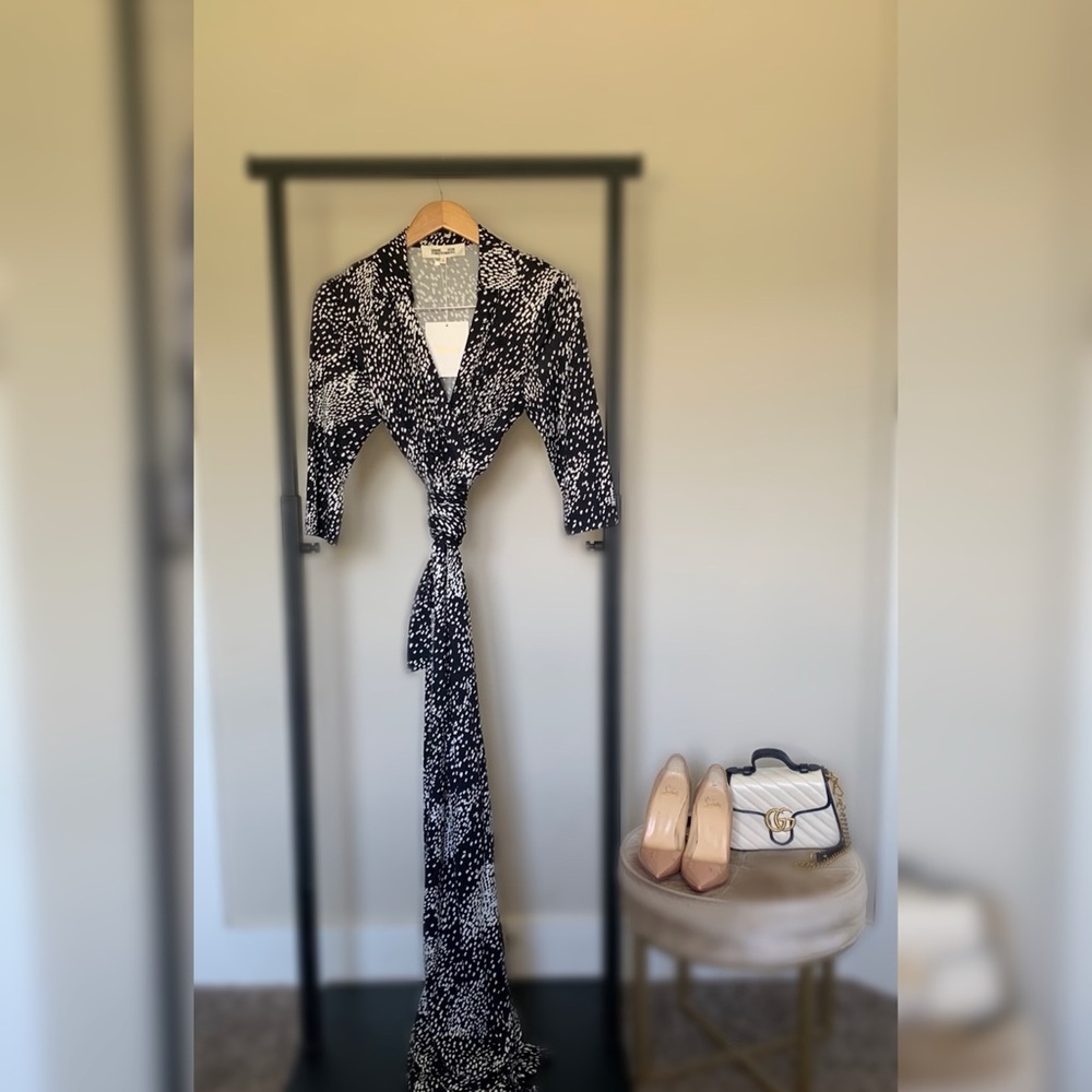 Diane Von Furstenburg Midi Wrap Dress